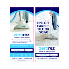 Zerorez Door Hanger