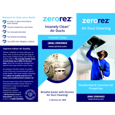 Zerorez Air Duct Pamphlet 3