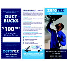 Zerorez Air Duct Pamphlet 75 off