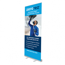 Zerorez STRIKE Roll Up Banner Air Ducts